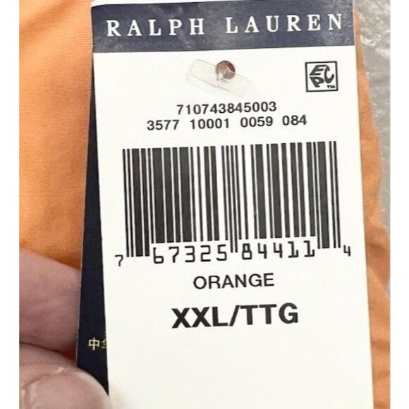 New Men's Polo Ralph Lauren Orange 5.5" Traveler Swim Trunks Board Shorts XXL - Picture 8 of 14